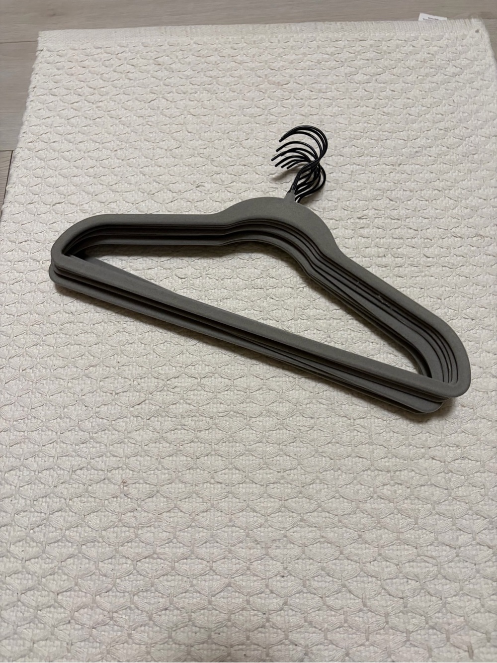 Velvet Hangers - gray {Set of 10}